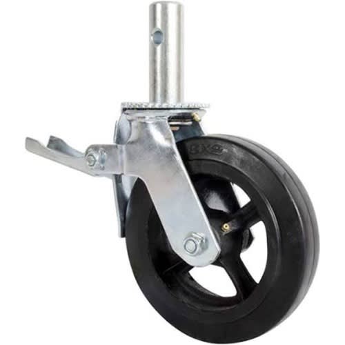 Scaffolding Caster Wheel + Brake -8 inch -4Pieces