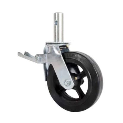 Scaffolding Caster Wheel + Brake -8 inch -4Pieces