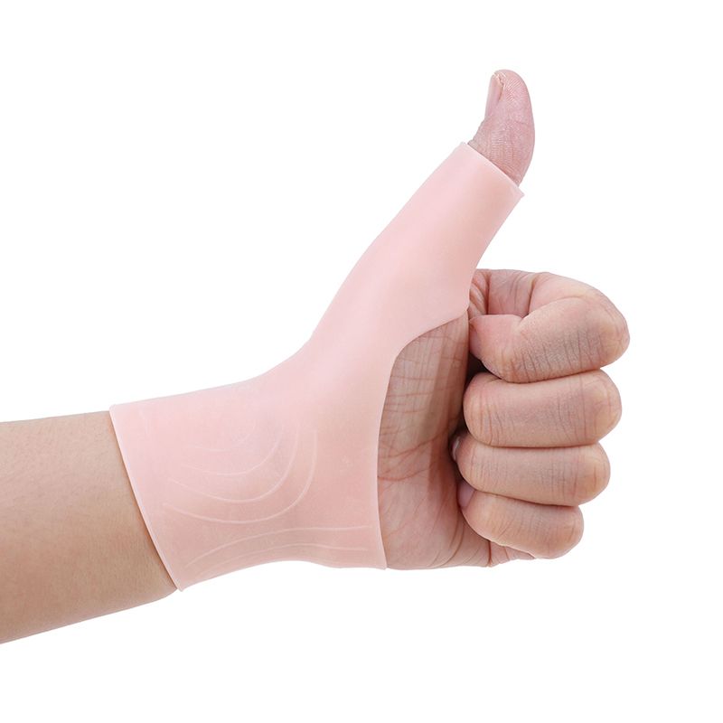 Silicone  Wrist Thumb Support S For Right & Left Hand Relief Pain For Carpal Tunnel Rheumatism Tendonitis Yoga 1Pair