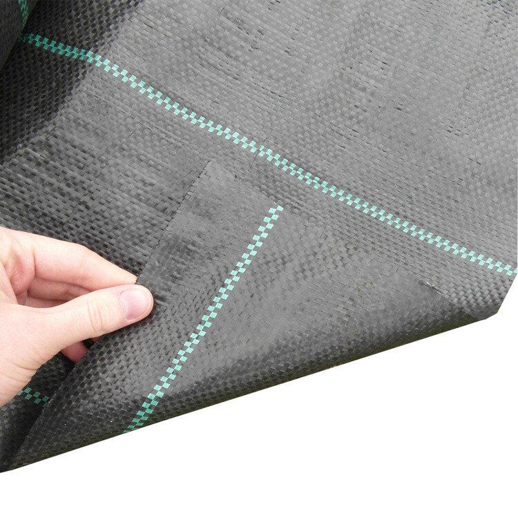 Agriculture Weed Barrierdscape Fabric Ground Cover Garden Mat Plastic Plant Grow Care-1.5X10M