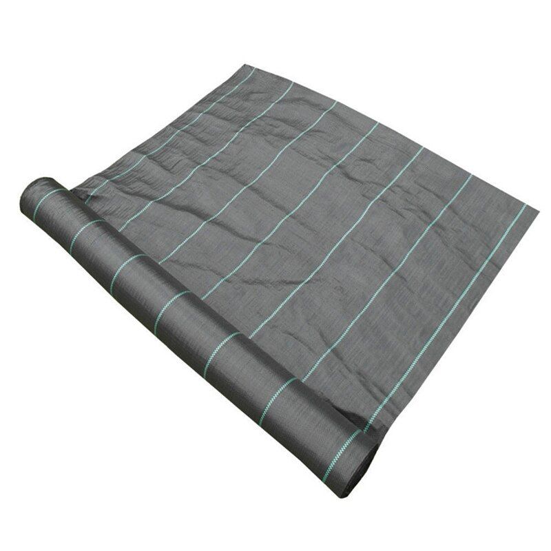 Agriculture Weed Barrierdscape Fabric Ground Cover Garden Mat Plastic Plant Grow Care-1.5X10M