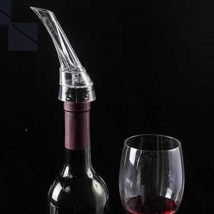 1Pc Portable Wine Decanter Red Wine Aerating Pourer Spout Decanter Wine Aerator Quick Aerating Pouring Tool Pump