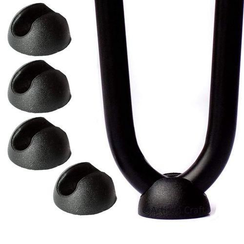 10 PCS Hairpin Leg Protector Feet Metal Coffee