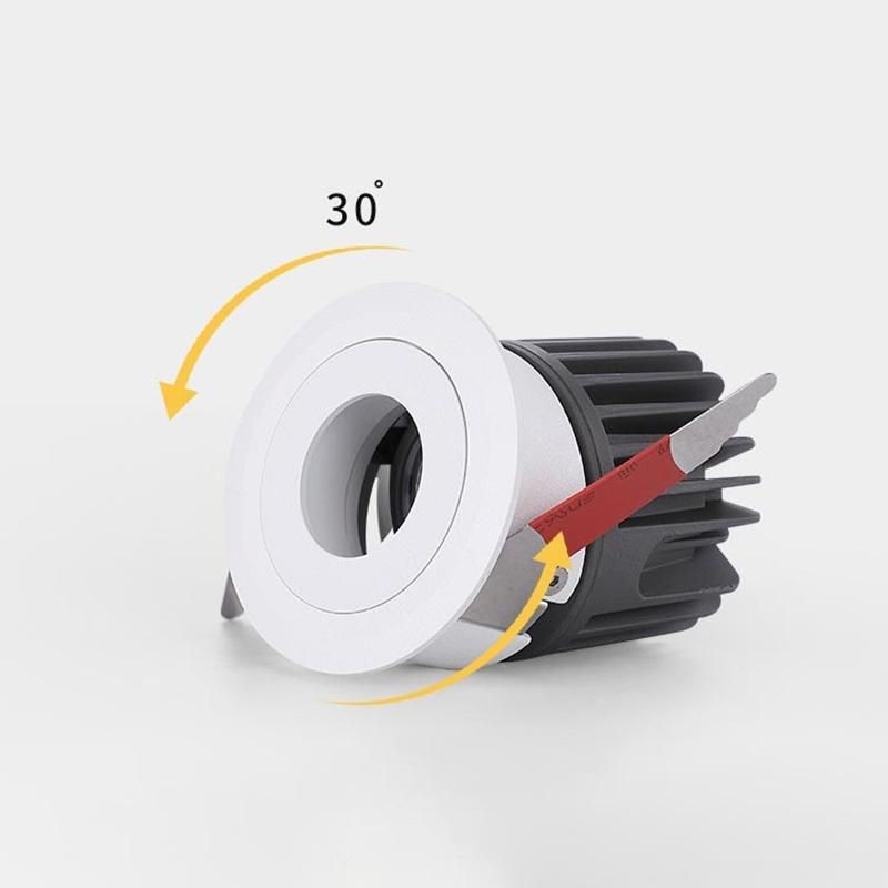 LED Recessed Downlight 12W Waterproof Light for Kitchen