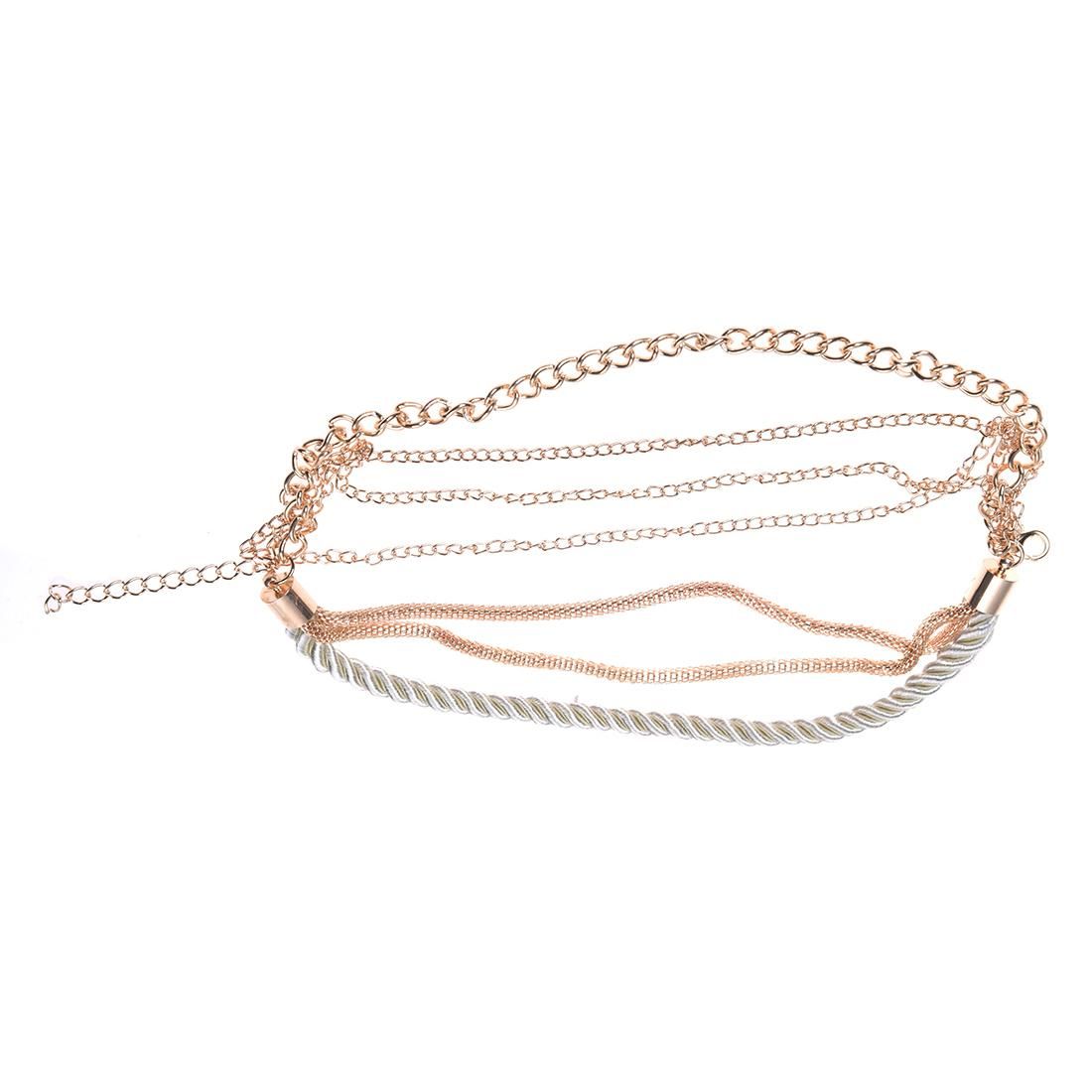 Fashion Jewel Elegant braided rope multilayer bracelet hand