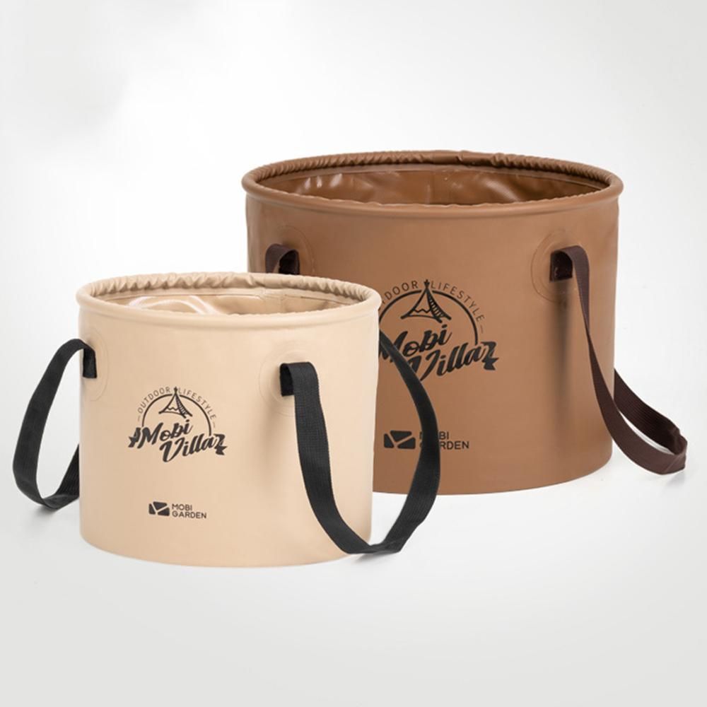 10L/20L Collapsible Water Bucket PVC Folding Water Storage Container Anti Leakage Bucket for Traveling Fishing Camping