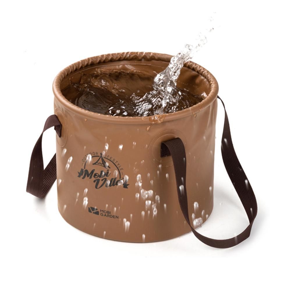 10L/20L Collapsible Water Bucket PVC Folding Water Storage Container Anti Leakage Bucket for Traveling Fishing Camping