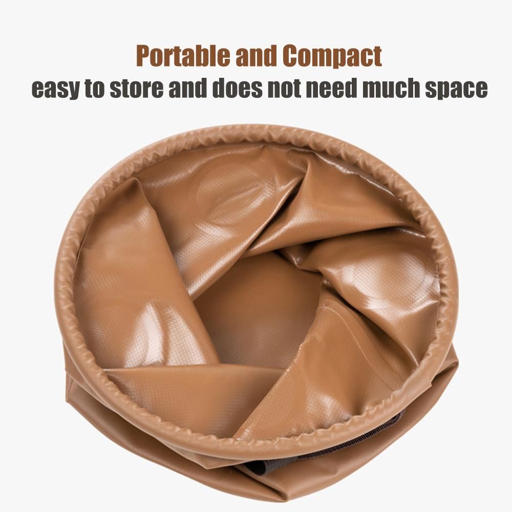 10L/20L Collapsible Water Bucket PVC Folding Water Storage Container Anti Leakage Bucket for Traveling Fishing Camping