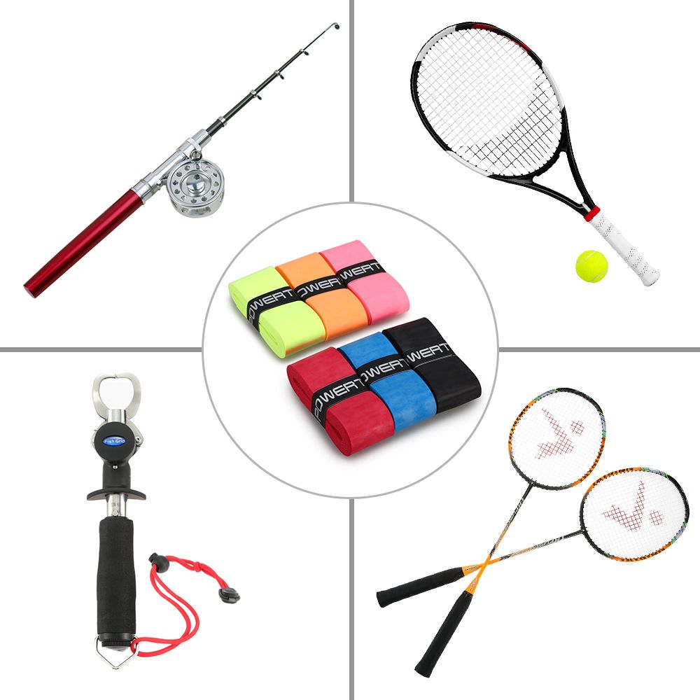 6Pcs Tennis Racket Grips Anti-skid Badminton Racquet Grips