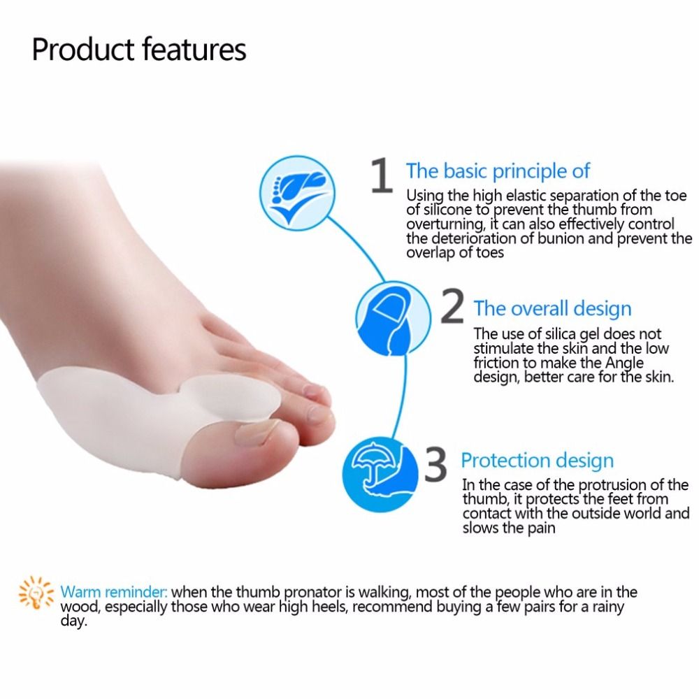 Silicone Toe Separator Stretcher Straightener Alignment