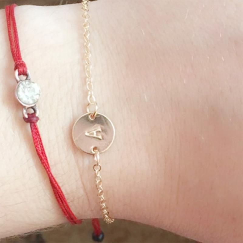 New Women Gold Color Alloy Charm Adjustable Bracelet, E