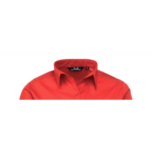 Ladies Formal Dress Shirt  - Red