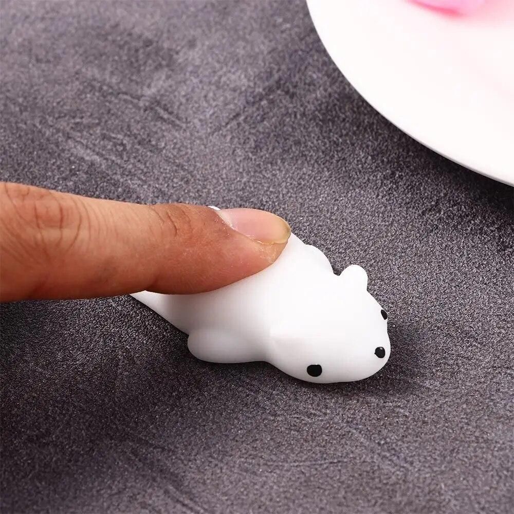 Creativity 10Pcs/set Easter Party Desktop Ornaments Mini Mochi Kawaii Animal Mochi Toys Stress Relief Toy Stress Relief Toy