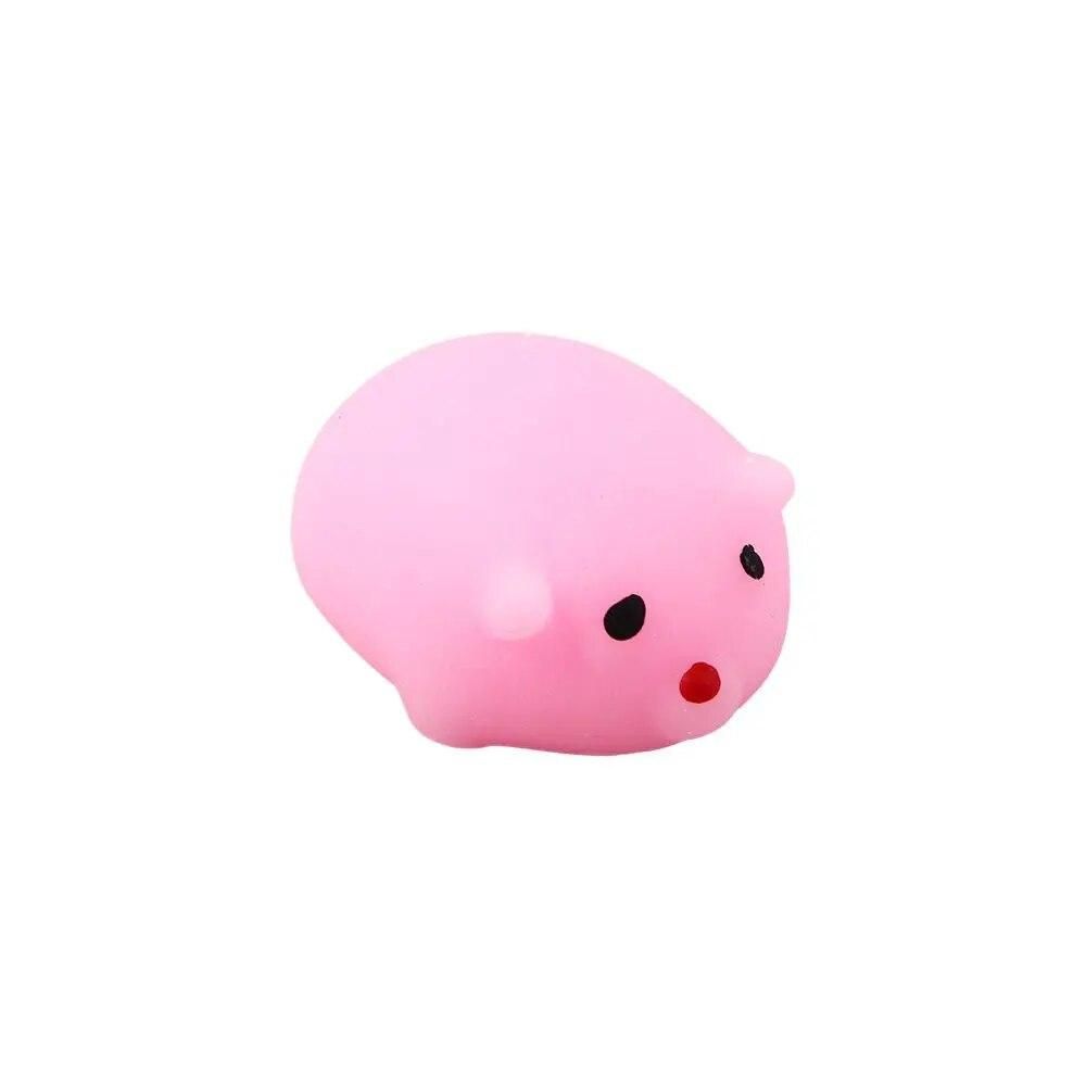 Creativity 10Pcs/set Easter Party Desktop Ornaments Mini Mochi Kawaii Animal Mochi Toys Stress Relief Toy Stress Relief Toy
