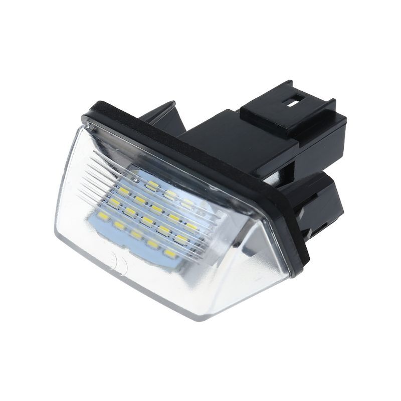 2Pcs/set 18 LED License Number Plate Lights Lamp For Peugeot 206 207 307 308 406 Citroen C3/C4/C5/C6 Dropshipping For LED