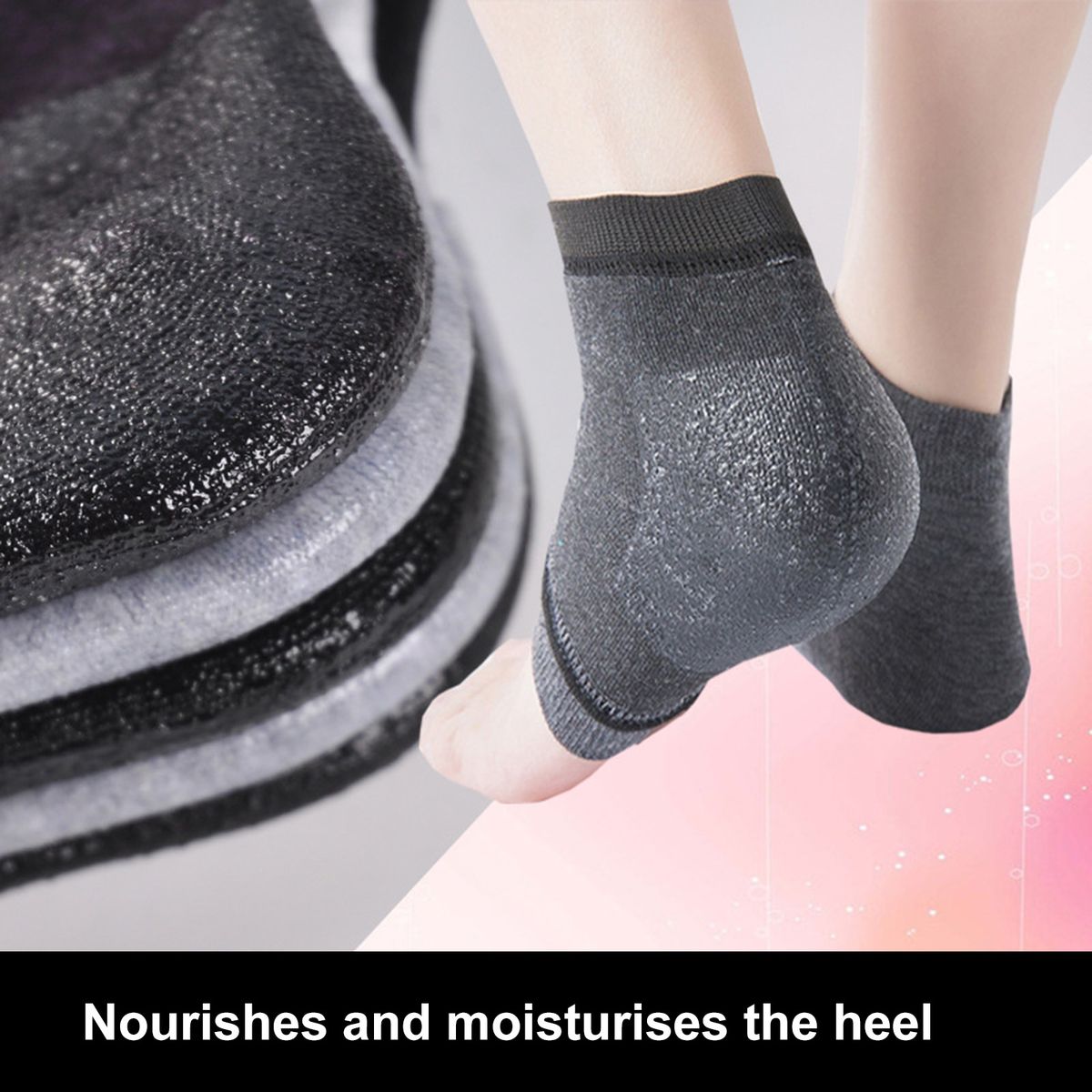 Silicone Heel Anti-crack Protective Cover Anti-heel Dry