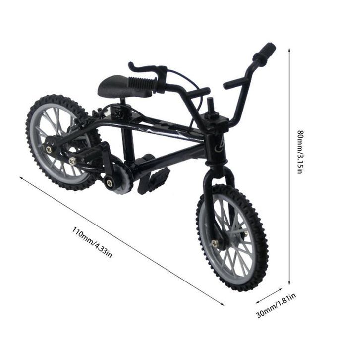 Mini BMX Mountain Bike Bicycle Model Kids Toy Gift-Black