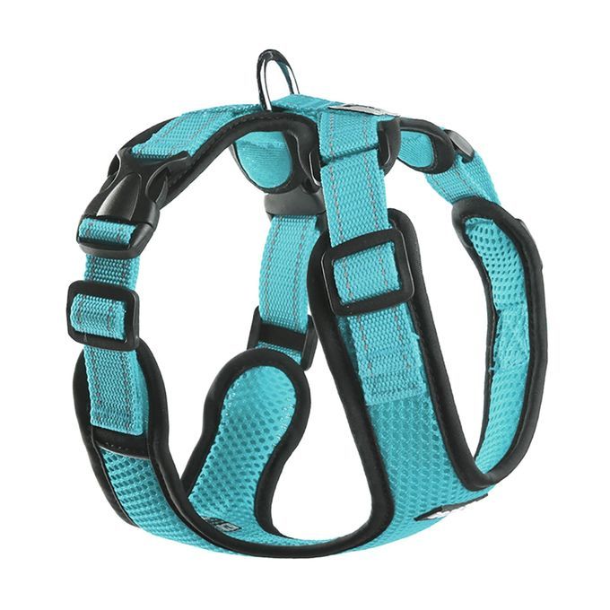 Dog Harness Easy Wear Head Collars Safety For Outdoor Small Blue XL
