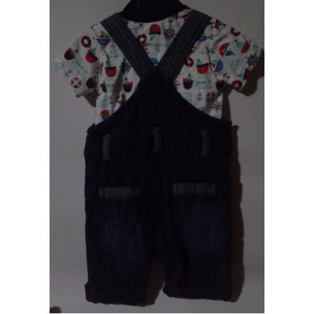 Bodysuit with Dungaree