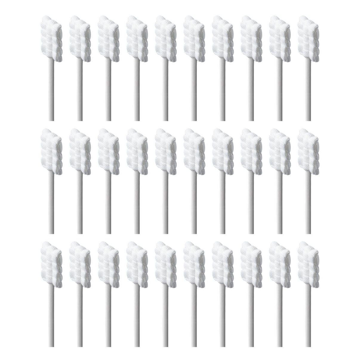 30Pcs Baby Tongue Cleaner  Gums Disposable White 12x8.3cm
