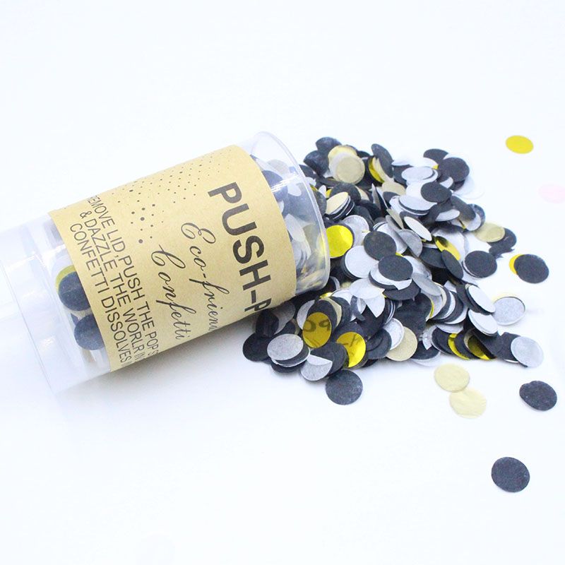 Push Pop Party Confetti Poppers For Wedding Happy Birthday Flower-C04