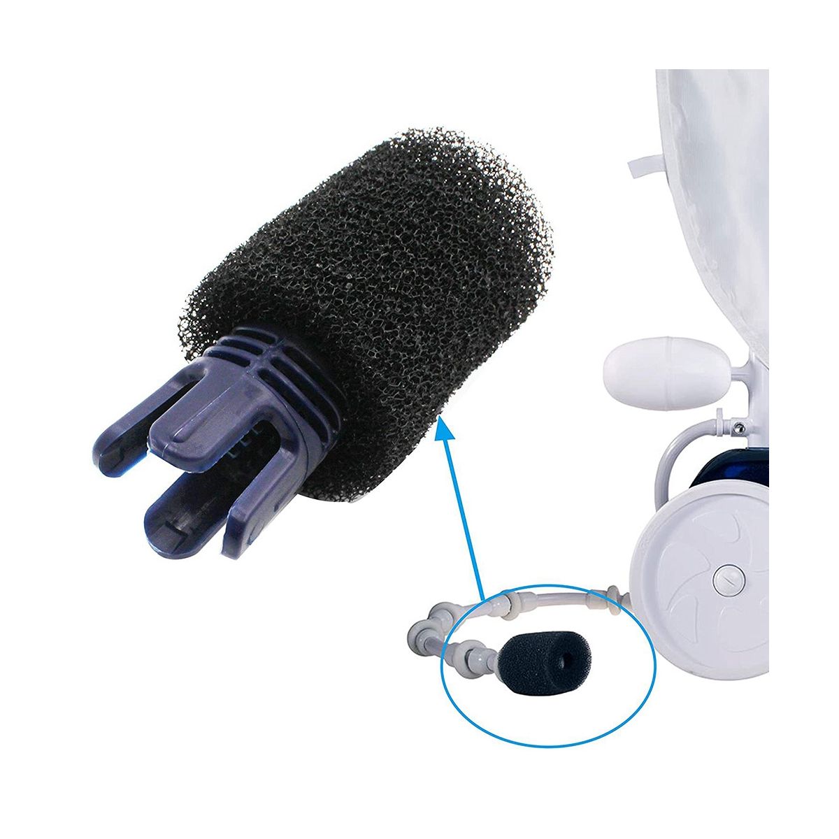 TSP10P Tail Sweep+8Pcs 9-100-3105 Sweep Hose Scrubber for