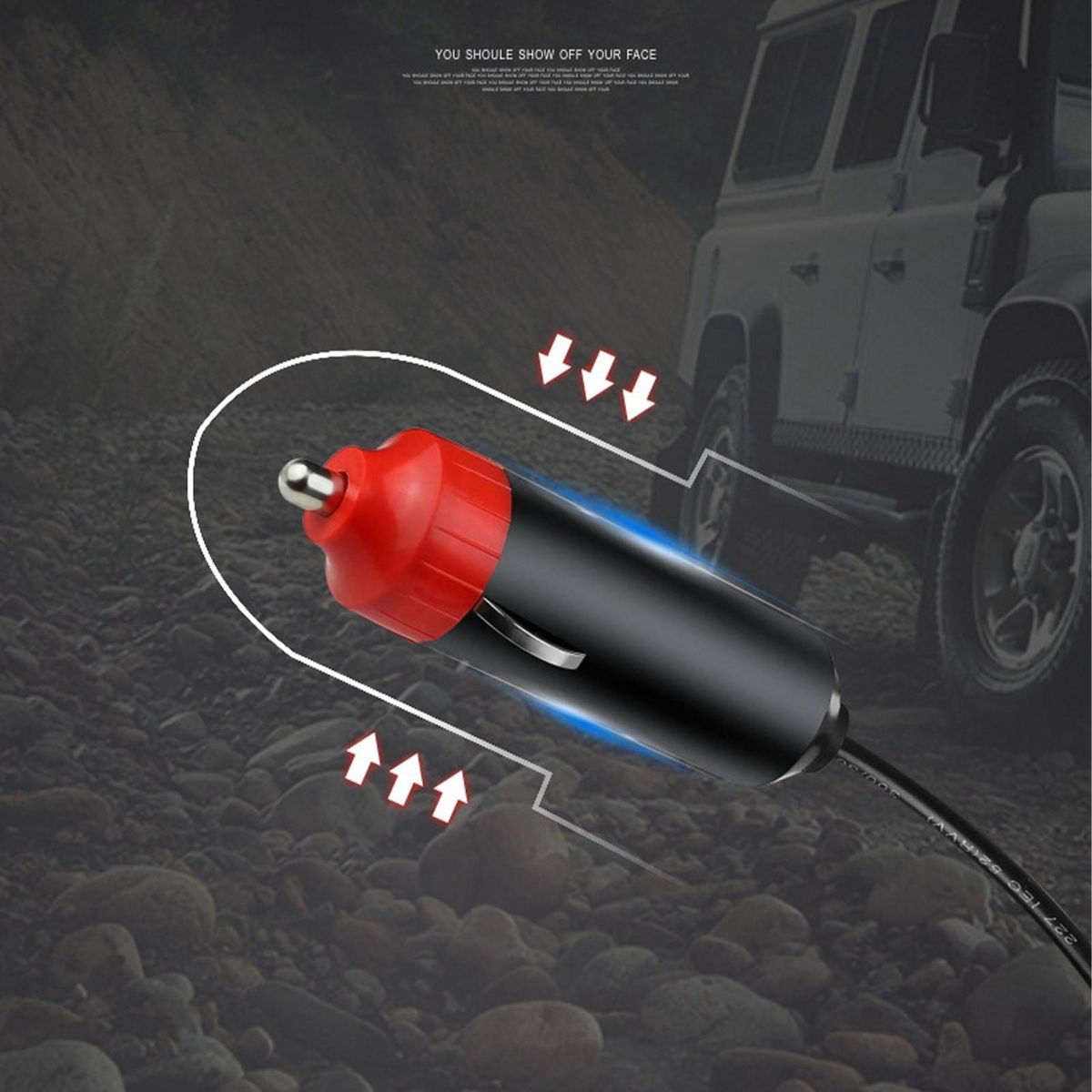 4 in 1 12V 120W Car Heater Electric Cooling Heating Fan