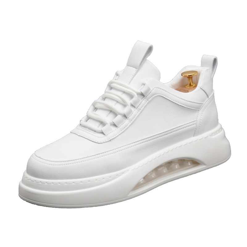(Red)New In Men Casual Sneakers Platform White Shoes Leisure Male Sneakers Non-slip Men's Vulcanize