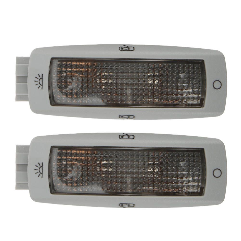 2pcs Rear Reading Dome Light 3B0947291 Gray Shell High