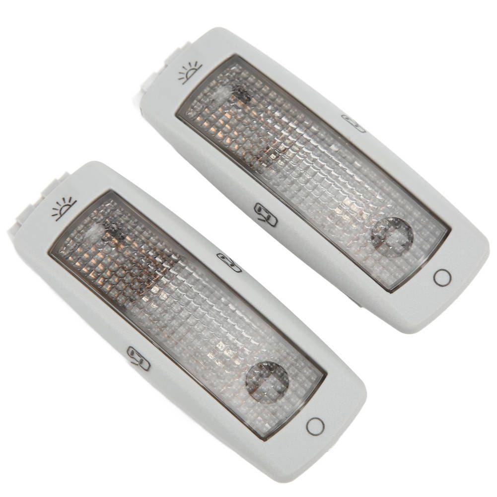 2pcs Rear Reading Dome Light 3B0947291 Gray Shell High