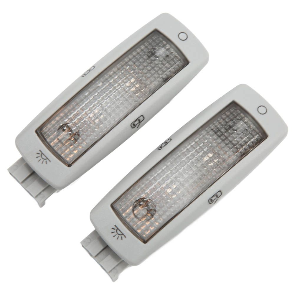 2pcs Rear Reading Dome Light 3B0947291 Gray Shell High
