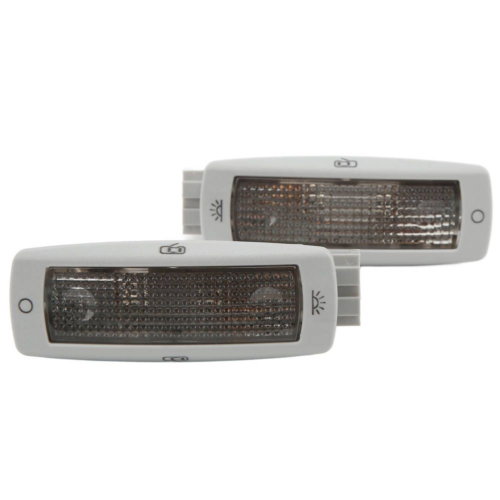 2pcs Rear Reading Dome Light 3B0947291 Gray Shell High