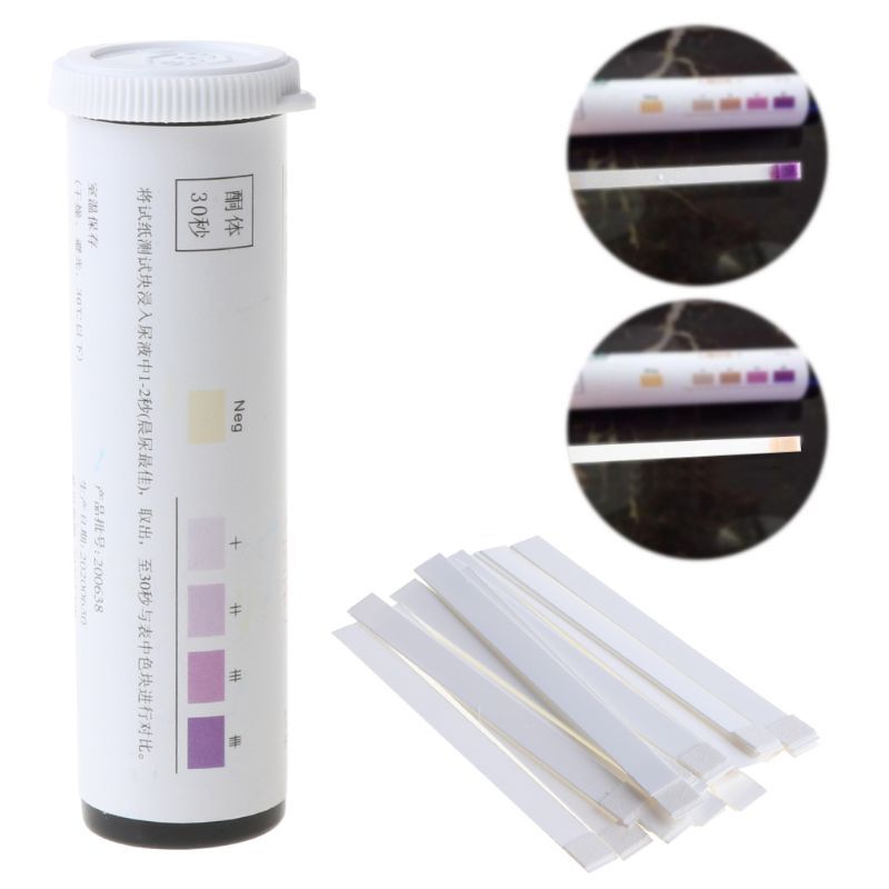 25 25 Strips/Set Ketone Test Strips Urine Tester Reagent Strip Anti-VC Test-Atkins Diet Weight Loss Analyze Analysis Urinary