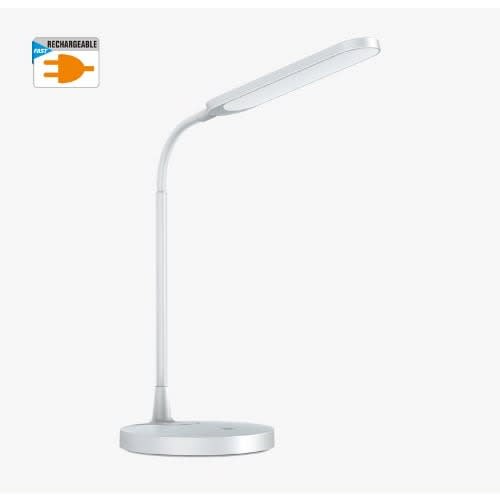 Rechargeable Led Reading Lamp With Cool & Warm Light - 1300mAh - White