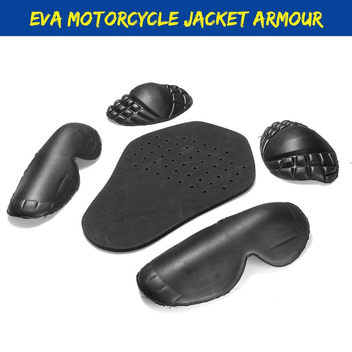 Motorcycle Jacket Armour Insert Shoulder Elbow Knee Back Impact Protection