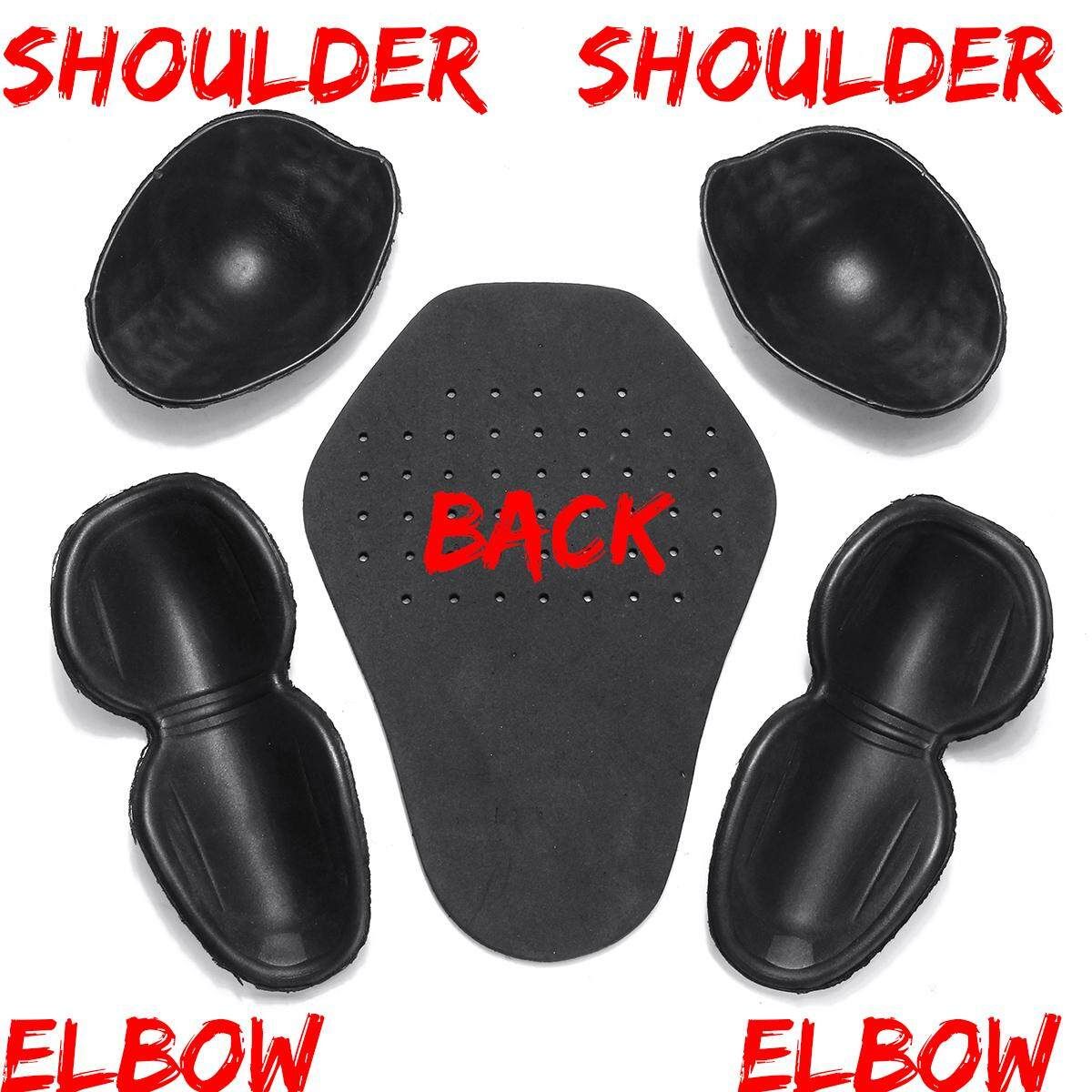 Motorcycle Jacket Armour Insert Shoulder Elbow Knee Back Impact Protection