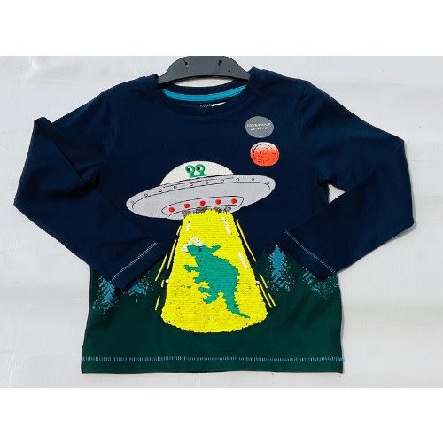 Alien Space Sequence Boys Longsleeve Tees