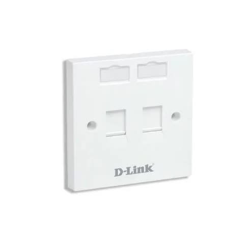 Double Cat6 Faceplate