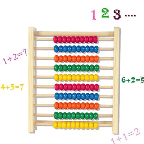 Wooden Educational Counting Abacus For Kids