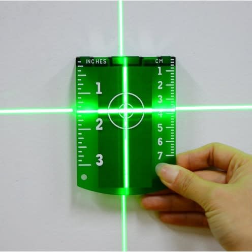 Laser Target Plate Board For Green Beam Cross Line Laser Level