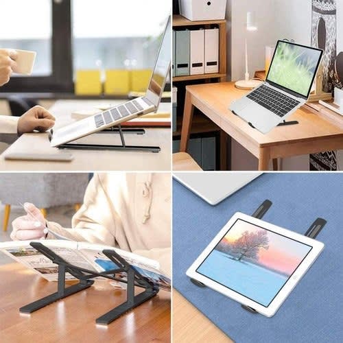 Adjustable Laptop Stand For Desk - Black
