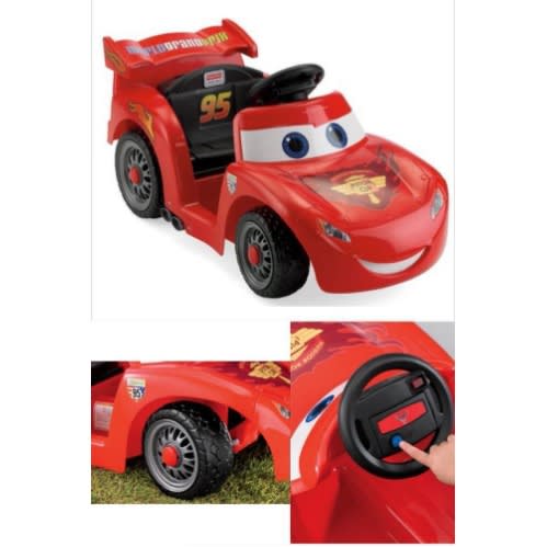 Power Wheels Lightning Mcqueen Ride-On - 6v