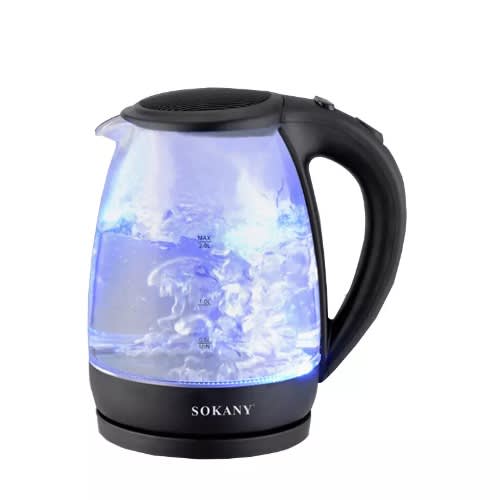 Electric Kettle - Transparent Jug - 2l - 220-240V