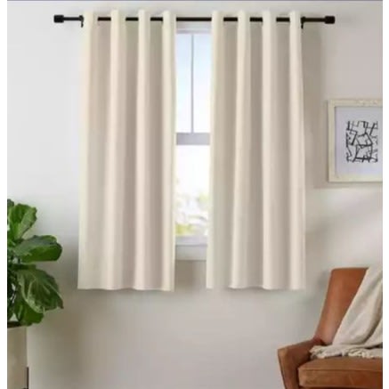 5ft By 5ft Curtains -off White - 1pc