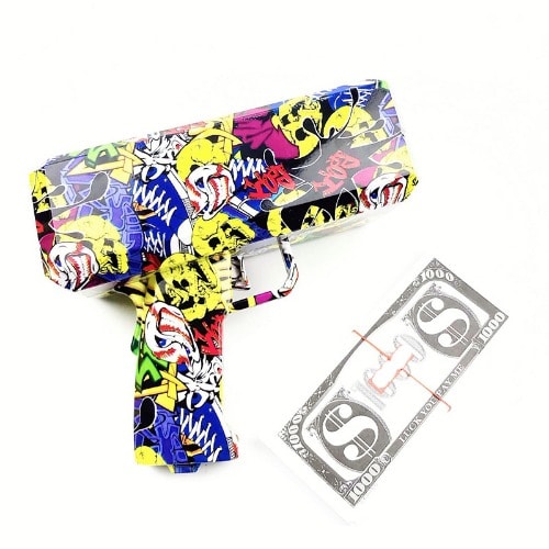 Graffiti Cash Canon Money Gun Spraying Machine