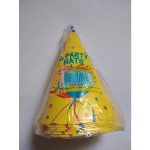Party Hats - 6 Pieces
