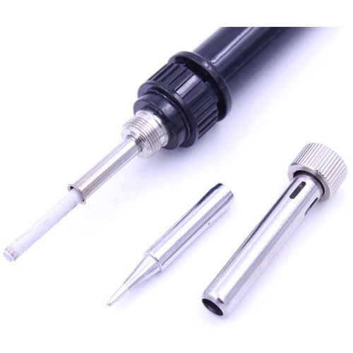 Adjustable Temperature Electric Digital Display With Lead Soldering Iron  - 80W