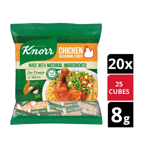 Natural Seasoning Cubes Chicken Msg Free 25x8g (20 Units)