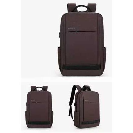 Waterproof Usb Backpack With Charging Port - Black