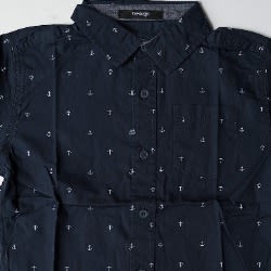 Boys Anchor Print Shirt